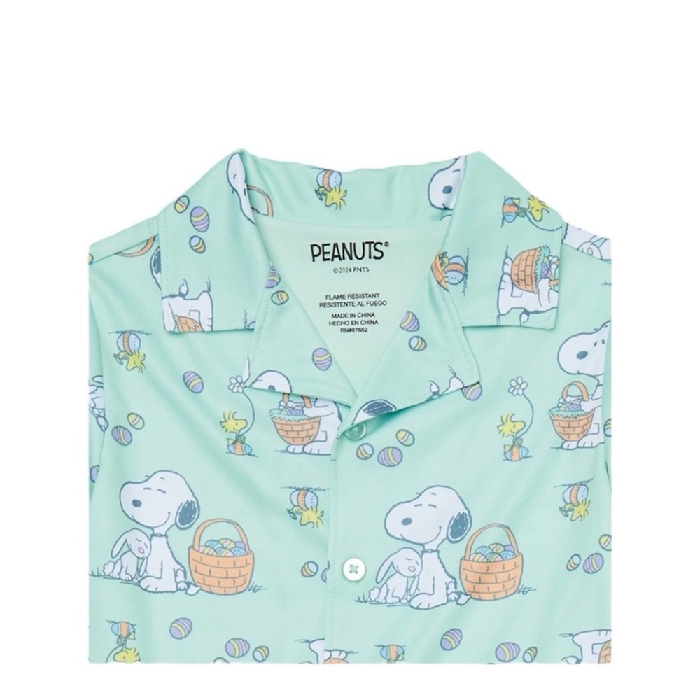 Peanuts Snoopy Easter Toddler Pajama Set Unisex Size 5T NWT - Picture 2 of 3